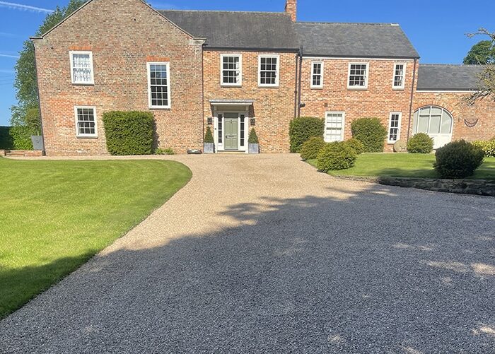 Golden Chip for hard wearing farm driveway